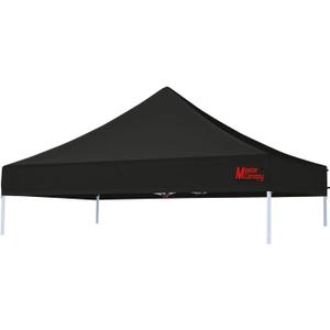MASTERCANOPY Replacement Pop Up Canopy Top (10x10, Black)