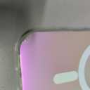 Cute Case for iPhone 16 Case for Women Girls [Compatible with Magsafe] Aesthetic Girly Glitter Bling Rainbow Magnetic Protective Phone Cover, Translucent Iridescent Blue & Pink