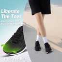 Women's Orthopedic Road Running Shoes: Comfortable Arch Supports Plantar Fasciitis Orthotic Athletic Sneakers, Casual Flat Feet High Arch Tennis Sport Walking Shoes for Foot Heel and Pain Relief (8 Wide, W1-black)