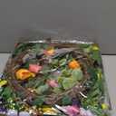 24 Inch Spring & Summer Artificial LED Tulip Wreath with LED Lights, Multicolor, for Easter, Holidays & Celebrations