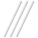 3 Pieces 1/2" Diameter Round Aluminum Rod,Long 13" 6061 Aluminum Round Bar,T6511 Solid Extruded,0.5" Diameter,for DIY Craft (1/2x13 inch, 3)