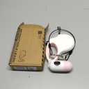 Fida Retractable Dog Leash for Small Breed up to 26 lbs, 16 ft Pet Walking Leash with Dispenser and Poop Bags, Anti-Slip Handle, Reflective Strong Nylon Tape, One-Handed Brake (S, White & Pink)