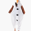 Adult Onesie Pajamas Halloween Costume One-Piece Slim Fit Sleepwear Cosplay Suit for Mens Womens (Small, Coffee Reindeer)