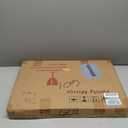 ROLOVE 22x17 Inch Lighted Vanity Mirror with Dimmable LED Lights - 3 Color Modes, Smart Touch Control & 360° Rotating Base - Desk Makeup Mirror (Black)