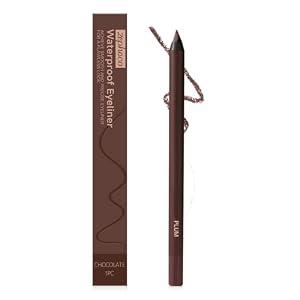 AeyaDaey Persona Eyeliner Pencil Waterproof,24 Hr Waterproof Eyeliner Duo Sharpenable Eye Pencil,Long Wearing and Water Resistant,Smooth and Easy to Color (Plum)