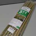 3ft Natural Bamboo Plant Stakes for Tomatoes, Beans, Flowers, Potted, Climbing Plants 25pcs