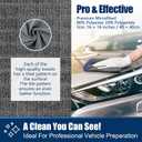 Airlab Microfiber Towels for Cars Wash Drying Auto Detailing, Highly Absorbent, Lint-Free, Streak-Free, All-Purpose Cleaning Cloths for Household, 16" x 16", Pack of 8, Grey