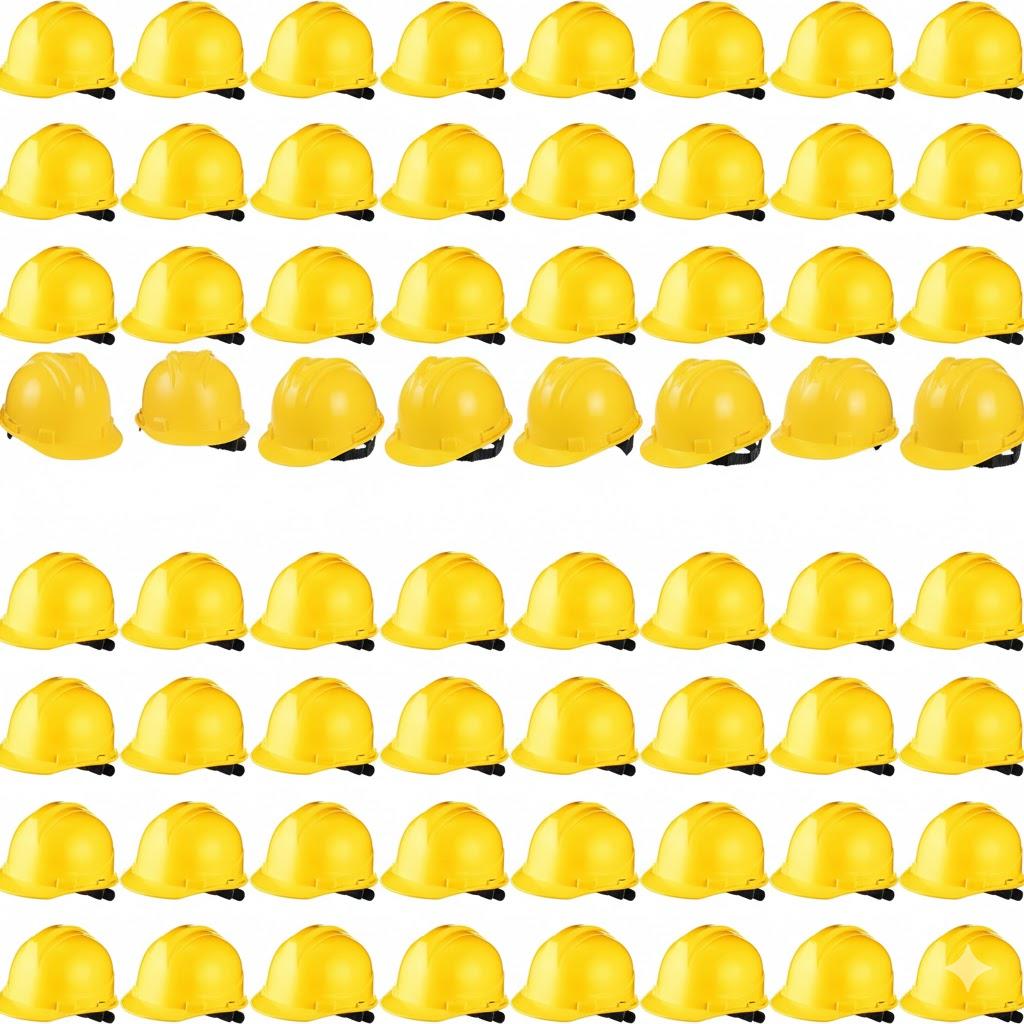 Xuhal 30 Pcs 4 Pt. Suspension Hard Hat Bulk Construction Hard Hat for Safety V Shape Cap Style Hardhats Adjustable Construction Hats for Men for Work Protection Supplies (Blue)