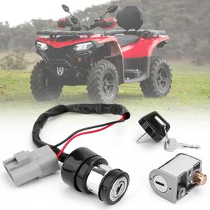 JERBOR Ignition Switch with Key Fit for CFMOTO CFORCE 400 CFORCE 500, ATV Ignition Lock Switch Key Replace # 9GQ0-010100