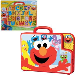 SESAME STREET Elmos Learning Letters Bus Activity Board, Preschool Learning and Education, Kids Toys for Ages 2 Up by Just Play