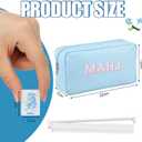 Portable Mahjong Set 160 Pieces of Thin Mahjong Tiles and Soft Carrying Case, Rule Cards for Beginners Nice for Travel, Family Gatherings Nights(Vintage)