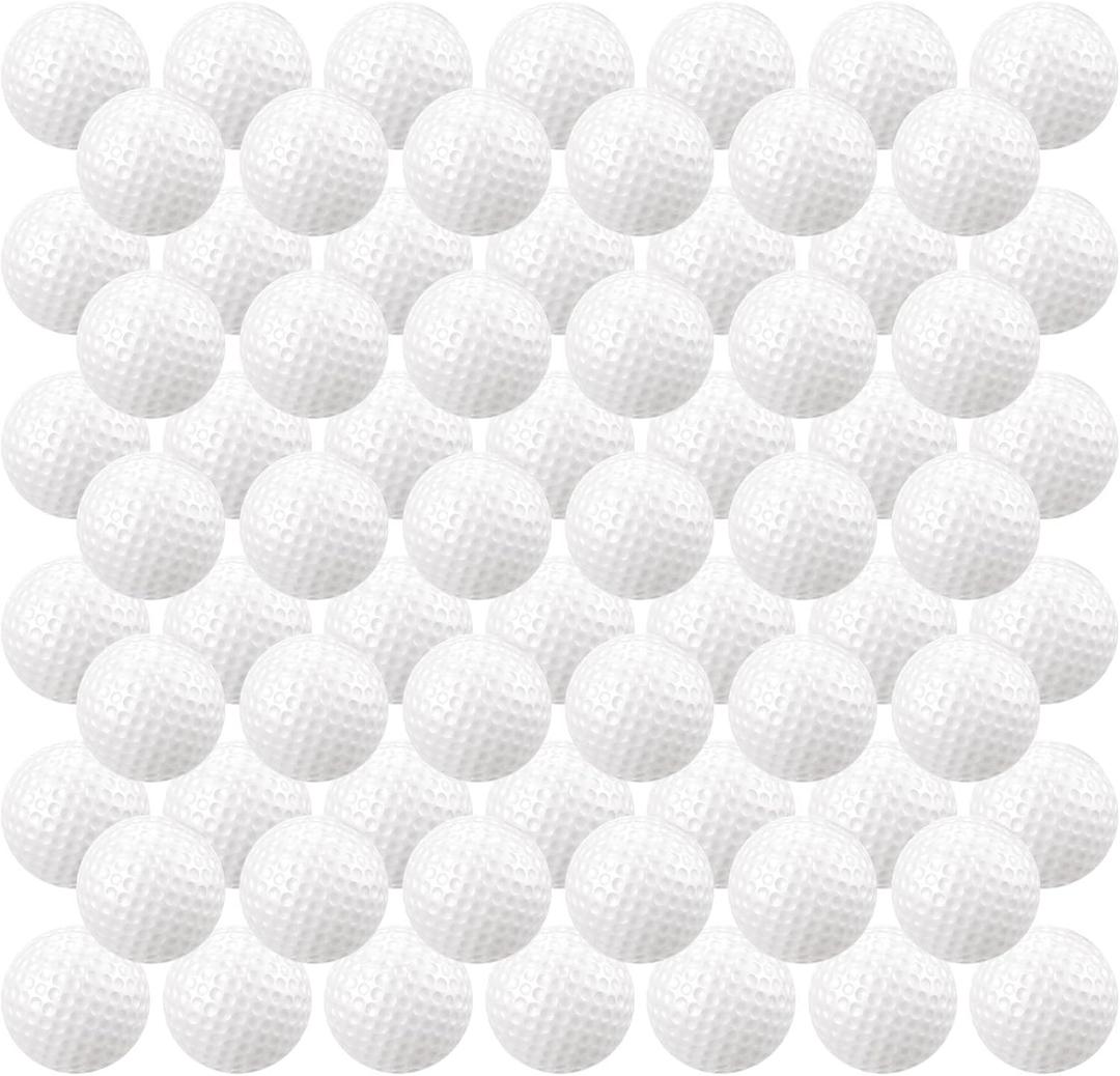 Junkin 80 Pcs Foam Golf Balls Practice Balls Realistic Feel and Flight Sport Training for Indoor or Outdoor Backyard Golf Training