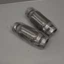 2PCS Exhaust Flex Pipe Stainless Steel Braid 2.25"Inch x 6"Inch w/Ends 8"Inch Long Heavy Duty