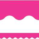 Teacher Created Resources Hot Pink Scalloped Border Trim (5582)