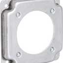 RACO 813C 1-Gang 6.5 Cubic Inch Square Cover, 10-Pack
