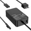 65W Surface Pro Charger Compatible with Microsoft Surface Pro 11,10, 9, 8, 7+, 6, 5, 4, 3, X, Windows Surface Laptop 6, 5, 4, 3, 2, 1, Surface Go Tablet, Surface Book 3, 2, 1, 44W, 36W