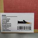 Vans Kids' Asher Slip-on Shoe (10.5 Big Kid, Flame Black)
