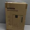 Dehumidifier, 95 OZ Water Tank Dehumidifiers for Home, 1000 sq. ft. Dehumidifier for Basement Bathroom Bedroom with Auto Shut Off, 7 Colors LED Light, Quiet Dehumidifiers with Sleep Mode, White