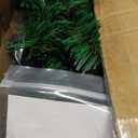 4FT Pre-Lit Green Small Christmas Tree 450 PVC Branch 150 Warm Lights
Small Artificial Holiday Fir Xmas Tree Foldable Base for Home Office, Party Decoration