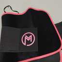 MERMAID'S MYSTERY Waist Trimmer with Back Support Bars Sweat Enhancing Fitness Belt for Men & Women Premium Quality (Pink), Small
