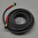 Heliwoo 3/8'' Pressure Washer Hose 50 FT, Hot and Cold Water Power Washer Hose Max 248°F, Commercial Industrial Grade Steel Wire Braided Kink Proof Extension Hose with 3/8 Quick Connect 4800 PSI