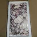 Natural Marble Tray, Coffee Table, Food, Fruit, Paper Cup, Cake Display, Coffee bar, Family Gatherings, Seasonal Holiday Decoration Tray(Viola-rectangle-11 x5 x0.7)