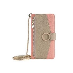Kimiyaki Leather Phone Case for Samsung Galaxy S25 Ultra Wallet Cover with Mirror, Flip Cover Card Slot, Crossbody Strap, Zipper Pocket Cases for Women(Pink)