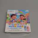 Walkie Talkie for Kids with Video: 2 Pack Rechargeable Toddler Toys with HD Camera & Voice Changer, Long Range Gift Toys for Boy & Girl Age 3-8 for Outdoor Play, Camping (Pink-Blue)