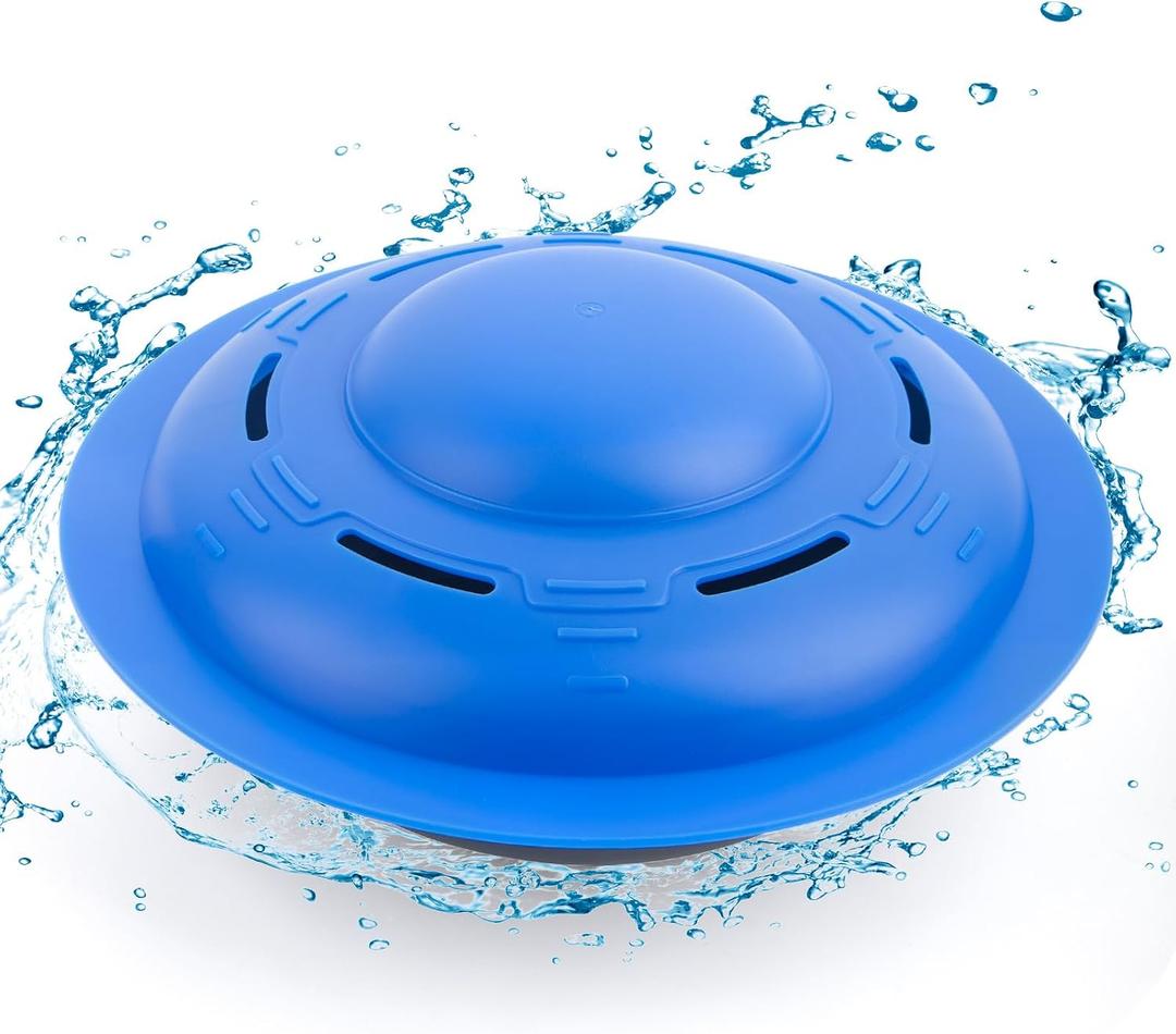 Pool Alarm for Inground & Above Ground Pools, Floating Pool Safety Alarm with Loud Alert, Adjustable Sensitivity, Easy Setup Protection for Kids and Pets, Pool Security System, Blue