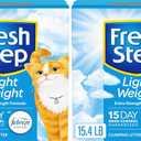 Fresh Step Clumping Cat Litter, Lightweight, Extreme, Long Lasting Odor Control Kitty Litter with Activated Charcoal, Low Dust Formula, 15.4 lb (Pack of 1)