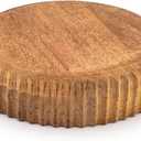 Kimona Fruit Bowls Wooden Fruit Bowl or Candy Bowl, Elevate Your Space With A Unique Bowl Centerpiece (10" X 10" X 2.5")