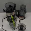 Cold Press Juicer For Whole Fruits, Aeitto Juicer Machines with Large Feed Chute, Self Feeding Juice Extractor Machine, Easy to Assemble, Easy to Clean & Use, High Juice Yield