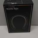 KIDEE Neck Fan, Portable Bladeless Neck Fans, Upgrade 360° Airflow, Super Quiet, 3 Speeds, 4000mAh Personal Wearable Neck Fan, Upgraded Cooling Air Volume USB Rechargeable Hands Free Fan