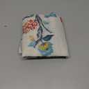 DriftAway Kitchen Curtain Floral Tier Linen Short Botanical Print Cafe Curtains 45 Inch Length for Living Room Bathroom Ada Farmhouse Rustic Drapes Rod Pocket 2 Panels Multi Ada Multi