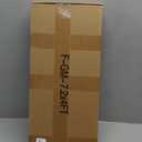 Wokceer Wedding Arch Backdrop Stand 7.2 FT White Metal Chiara Backdrop Stand for Wedding Ceremony Photo Booth Outdoor Indoor Birthday Party Garden Floral Balloon Arch Decoration