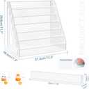 Mini Action Storage of 7 Layers Clear Display Case for Miniature, Mini Toys(Mini Action are Not Included)