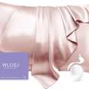 100% Silk Pillow Cases King Size Mulberry Silk Pillowcase for Hair and Skin 22 Momme Highest Grade 6A Silk Cooling Soft Smooth with Zipper 20 x 36 Inches 1PC, Pink