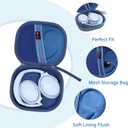 XANAD Hard Case for Bose QuietComfort, QC Ultra, QC 45, QC 35, QC45 SE, QC SE or Skullcandy Crusher Evo, Hesh ANC, Hesh Evo, Crusher ANC 2, Crusher, Riff 2 Noise HeadphonesOuter Blue+Inner Blue