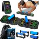 Portable Push Up Board - 20 in 1 Foldable Pushup Board Fitness - Push Up Bar at Home Gym - Strength Training Equipment for Men and Women