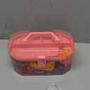 FUNiOi Kids Art and Craft Kit, Rubber Band Bracelet Make Toy, Cat Weaving Comb, 1000+ Colorful Hair Ties, DIY, Organizer Case, Gift for Girls 7-12 Years