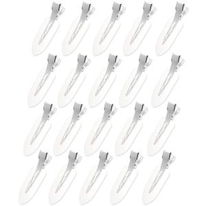 No Bend Hair Clips,20Pcs No Crease Hair Clips,Curl Pin Clips,Hair Clips Styling Duck Bill Clips No Dent Alligator Hair Barrettes for Man Woman Girl Salon Hairstyle Hairdressing Bangs Makeup
