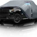 Chevrolet Silverado 1500 Truck Cover Custom Fit 1998-2026 Crew Cab Short Bed(5.7'-5.8') With Door Zipper, 10 Layer Pickup Truck Cover Waterproof All Weather, Car Tarp for Wind Dust Sun etc Protection