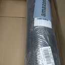 Yoojahow Plastic Mesh Fence Roll Black, 24inx50ft, with 50 Zip Ties