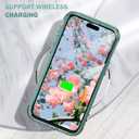 Cute Flower Case for iPhone 16 Pro Max 6.7 inch Built with Screen Protector, Lightweight and Stylish Full Body Shockproof Protective Rugged TPU Case for Women/Girls-Camellia