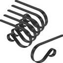 Christmas Stocking Holder Hanger,6 Pack Adjustable Stocking Holders for Mantle and Fireplace Metal Decoration for Xmas Holiday Party