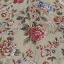 HERHOME Vintage Floral Decorative Throw Pillow Covers 18x18 Inch Set of 2 Peony Flower Chinoiserie Beige Outdoor Cottagecore Grandmillennial Spring Fall Decor Cushion Cases Decorations for Home Couch