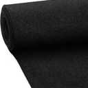 MODIGT 40" x 70" High Grade - Underfelt Carpet for RV, Boat, Truck, Speaker Box, Door Liner, Desk (Black)