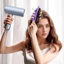 2 x Curly Defining Brush, Tangle-Free Defined Curls, EdgeLift, Volume, Enhancing Waves (Purple)