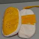 ISMARTEN Hot Dog Pet Costume, Fun Food Halloween Dog Cosplay, Christmas Costume for Small to Medium Dogs and Cats (Medium), Yellow, Red