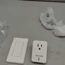 DEWENWILS Remote Control Outlet Wireless Wall Mounted Light Switch, Electrical Plug in On Off Power Switch for Lamp, Christmas Decoration, No Wiring, 100 Feet RF Range, ETL Listed, Programmable